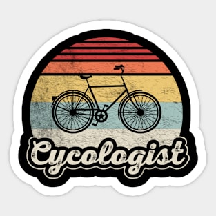 Cycologist Funny Bicycle Cycling Bike Rider Cyclist Bicycle Lover Biking Biker Gift Sticker